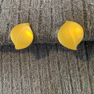 Vintage Alexis Bittar Lucite Clip Earrings